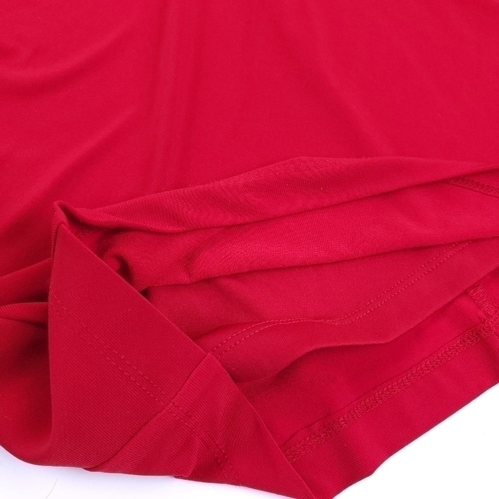 Ann Klein Red Dress Sz 6 - Picture 9 of 14